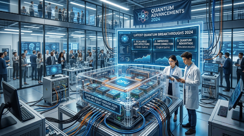 Latest Breakthroughs in Quantum Computing 2024: The Year Machines Learned to Fix Their Own Mistakes